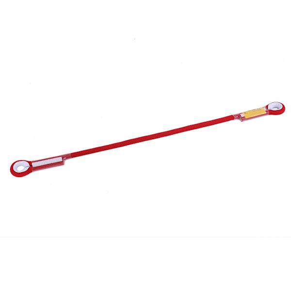 60/120/150 cm ulkoilmakiipeilyturvaköysi renkailla (punainen 150 cm)