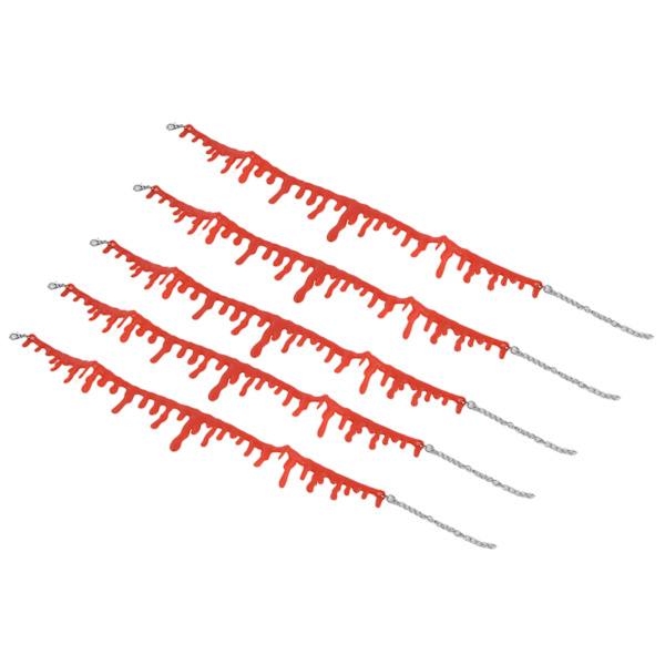 10 st Halloween Dripping Blood Halsband Vampire Blood Choker Halsband Temafest Kostymer Blodhalsband Gratis Storlek