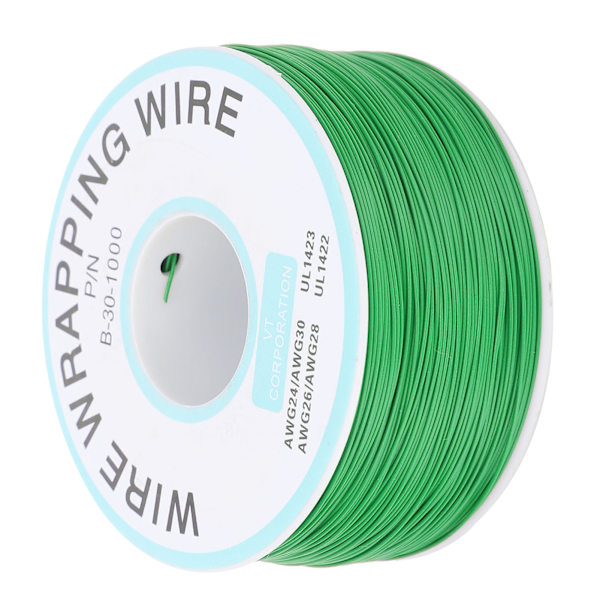 Copper Wire Circuit Board Flying Wire Tinned Single Core Electronic Connection Line Green