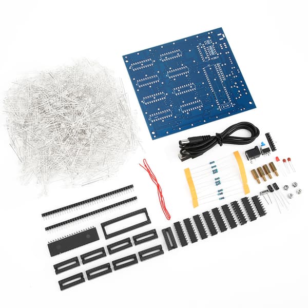LED Lys DIY Kit 3D Printet Kretskort Stabil Printet Parameter for 8 x 8CM Kuber