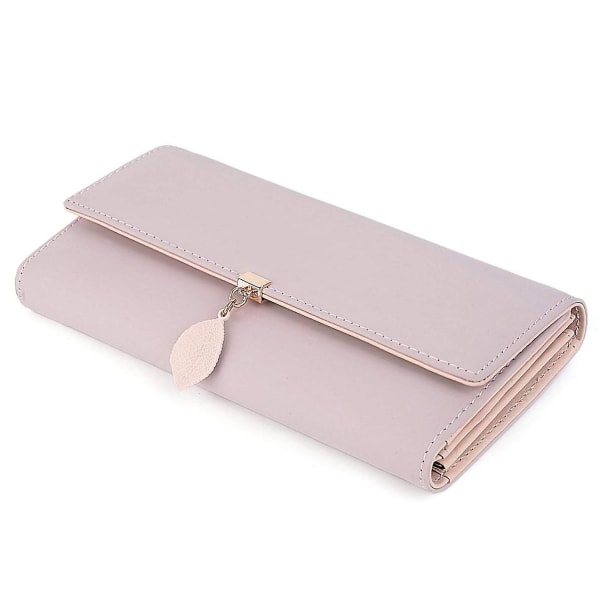 Rosa lommebok kvinner laget av syntetisk skinn Pink