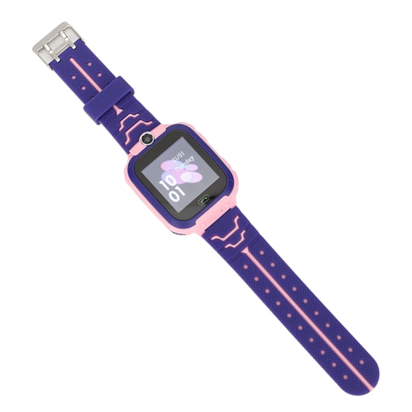 2G Kids Smartwatch för pojkar Flickor 1,44 tum LBS Positioning Röstsamtal SOS Alert HD Touch Screen Telefonklocka Rosa