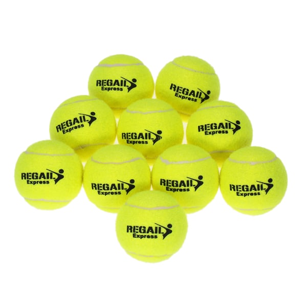 10 stk/pose Tennis Treningsball Øv Trening med høy motstandskraft Slitesterk