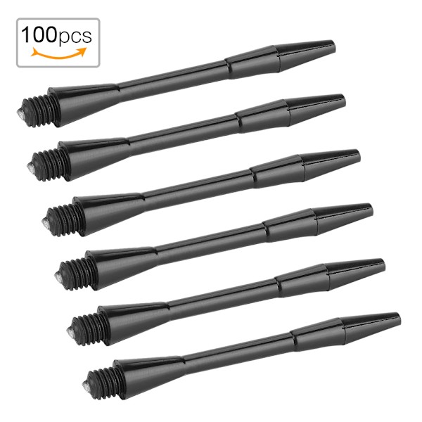 100 ST Stærke Holdbare Dart Skaft Pinde Plast PP Nylon Stang