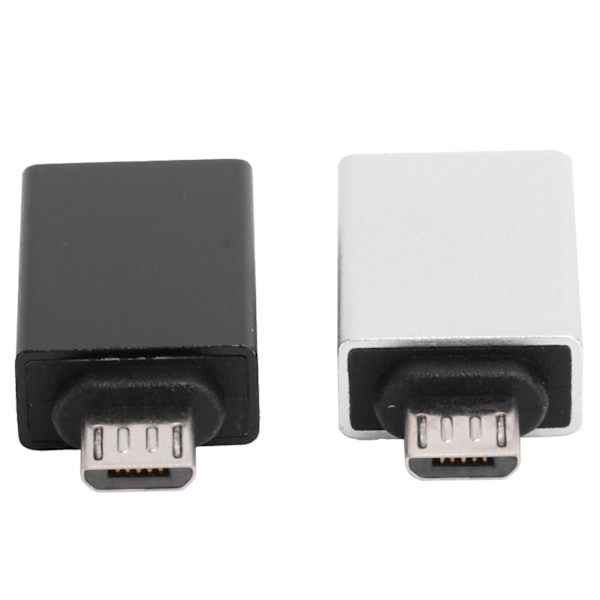 2st Adapter Konverter USB Micro OTG för Laptop Telefon PC Gamepad Dataöverföring Laddning