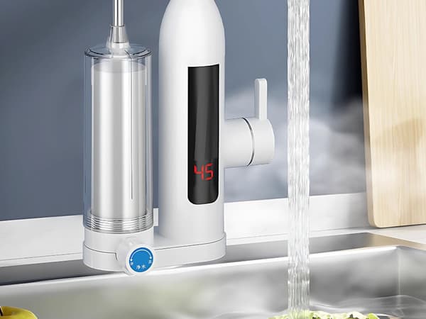 Vandvarmer 3000 W - Vandhane med LCD-display 1476