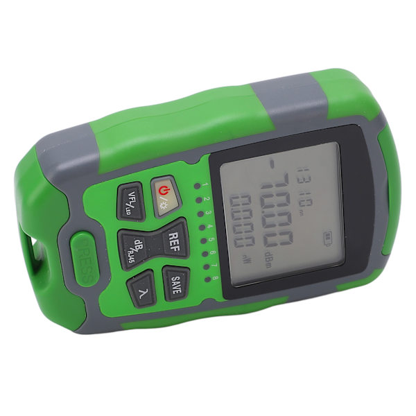 Mini optisk effektmeter Rød lys Fiberoptisk kabel Power Tester med USB-ladekabel 15MW