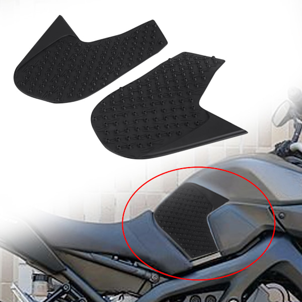 1 par anti-slip bensintank dragdyna knägreppsdekal för Yamaha MT-09 FZ-09 2014-2016