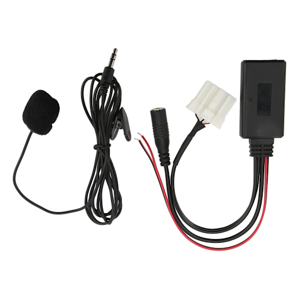 Bilstereo Radio Bluetooth Audio Forlængerkabel med Mikrofon Udskiftning til Mazda 2 3 5 6 8 2006 og fremefter
