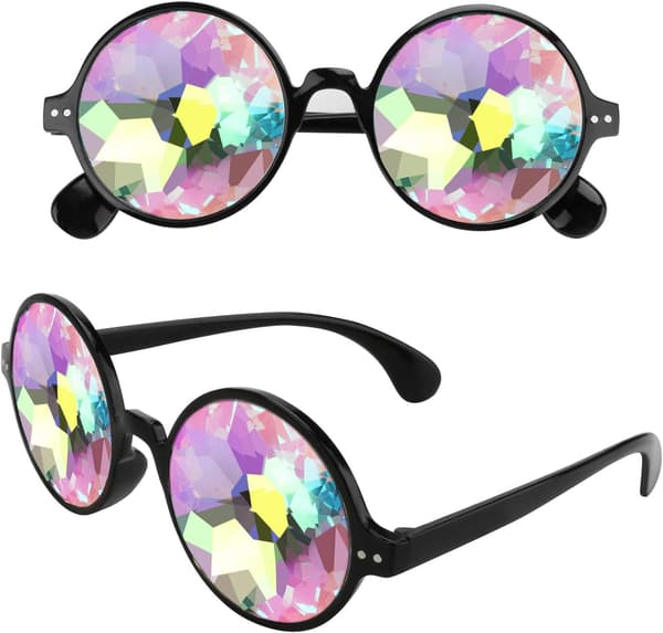 Kaleidoskooppi aurinkolasit, Kaleidoskooppilasit, Kaleidoskooppimuoti[LD]