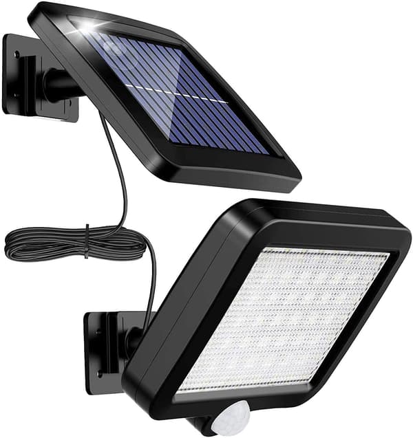 56 LED solcellelampe Kompatibel med utendørs bruk med bevegelsessensor -X71-[LD]