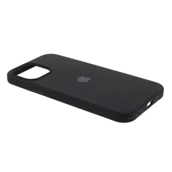 【LD】Silkeblød Solid Silikone Cover Kompatibel med iPhone 12 Mini Etui_Gave Kompatibel med G Black