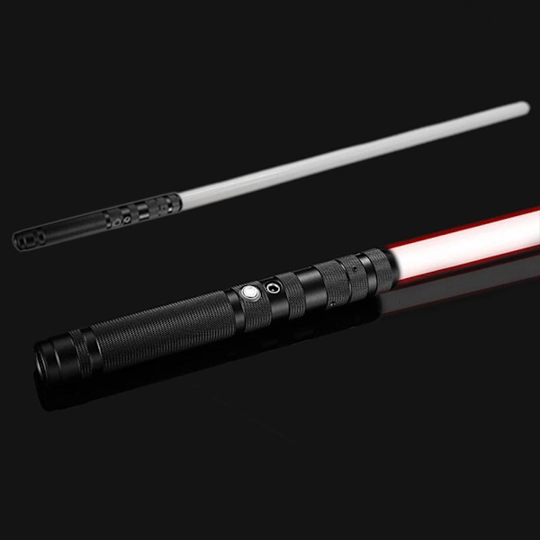 RGB 7/10 färger Ändrar Light Up Sword Metall Uppladdningsbart expanderbart ljussvärd med ljud Cosplay Toy Barn Halloween Julklapp