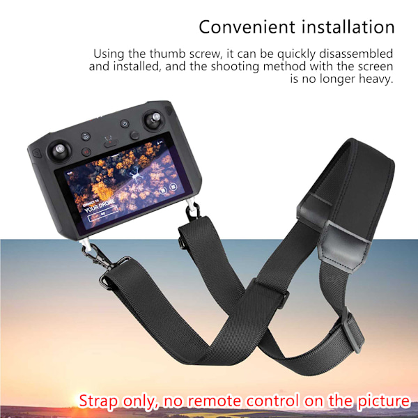 RC Controller Snøre kompatibel med Mini 3 Pro RC Controller Tilbehør Halsrem kompatibel med Mavic 2/AIR2/2S