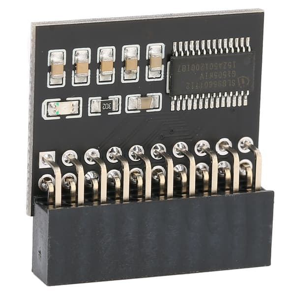TPM 1.2 Krypteringssikkerhetsmodul Sterk kryptering LPC 20-pin 2.0 TPM-prosessormodul Systemkomponenter for PC