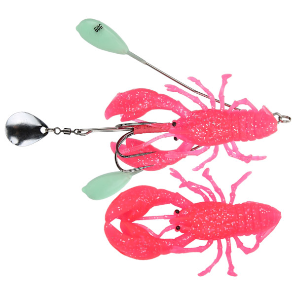 Kunstig Simulering Stor Hummer Lokke Agnet Dyphavs Trolling Fiske Tilbehør Rosa