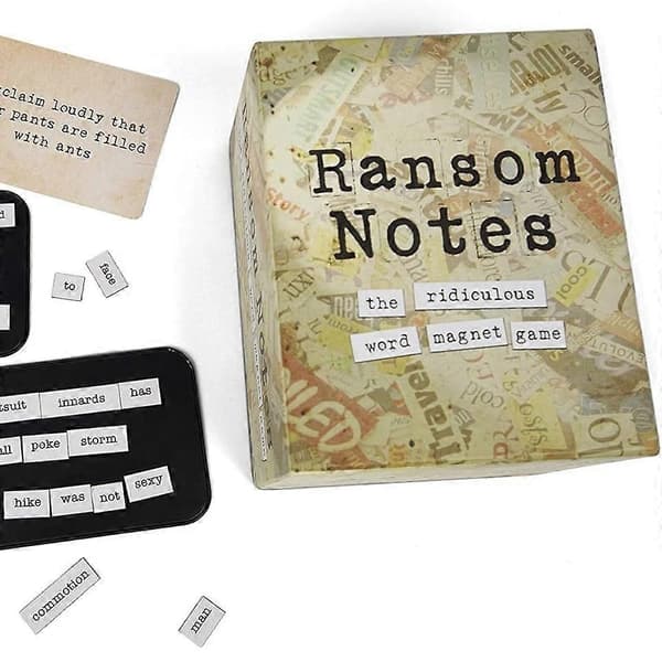 Ransom Notes - Det latterlige ordmagnetspil, 3+ spillere - Perfekt[LD]