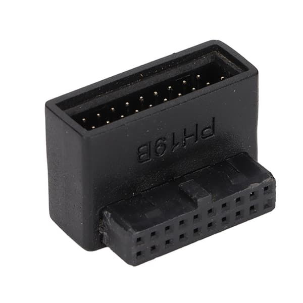 USB 3.0 90° Adapter Multilayer Printkort Nem Installation 19/20Pin StrømadapterPH19B