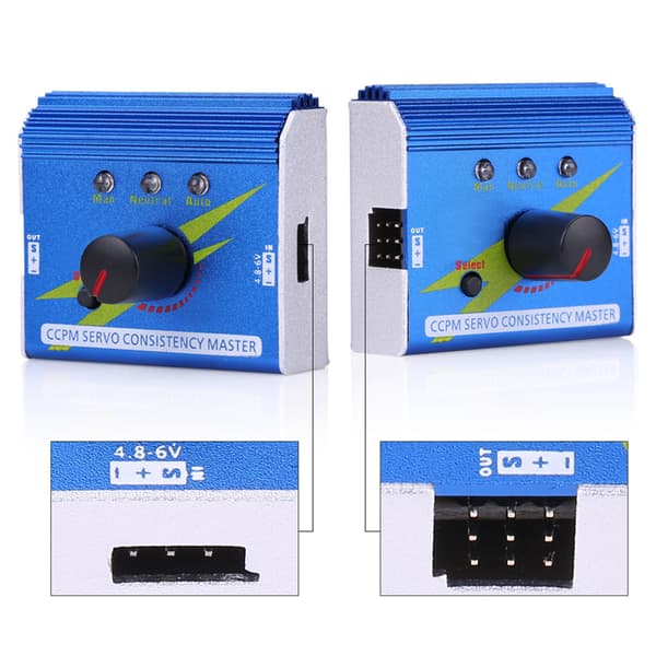 Elektronisk hastighedsregulator tester til RC fly, bil og båd