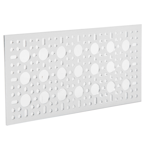 Gallervägg Mesh Panel Displaymönster Öppningsplatta Industriella kontrollkomponenter 3123‑0096‑0192