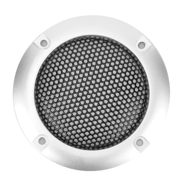 4 pcs 2-inch Speaker Grille Protective Decorative Sound Speaker Mesh Grille (Silver)