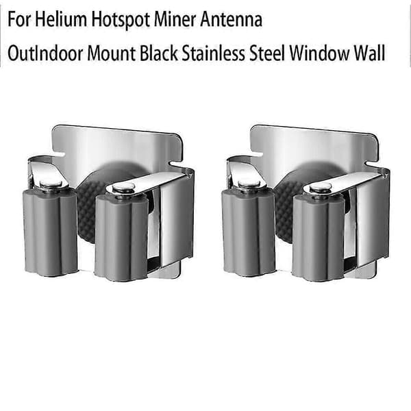 Helium Hotspot Miner-antenne for utendørs/innendørs montering i rustfritt stål/vindusvegg (sølv) (2 stk)