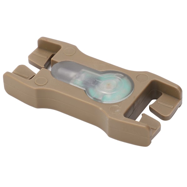 Utomhus Mini Survival Light IPX8 Vattentät säkerhetssignallampa för 2,5 cm Bredd StrapMud Färg Bas Lila Light