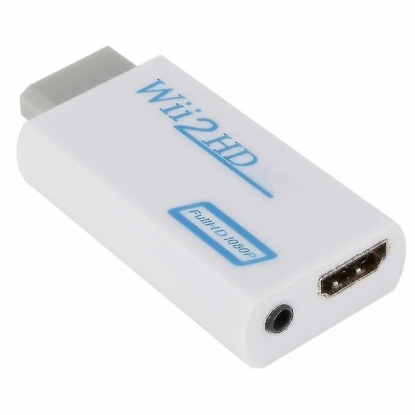 Wii till HDMI-omvandlare Wii till HDMI-omvandlare stöder Hd 1080p-omvandlare Wii till Hdmi White