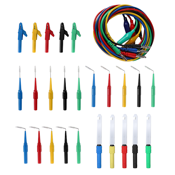 JT8036‑2 Teststikkabel Sæt Multimeter Testledning Multifunktionel Teststik Vandafvisende Testsonde