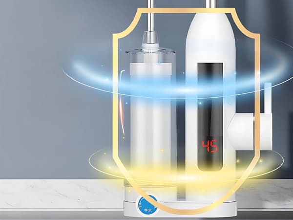Vandvarmer 3000 W - Vandhane med LCD-display 1476