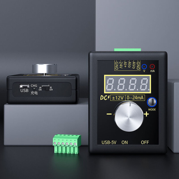 SG-002 Liten bärbar spännings- och strömgenerator 0-10V/0-22mA Spännings- och strömsignalgenerator, typ ett, levereras utan batteri