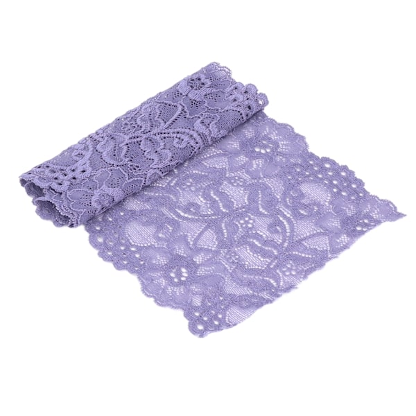 Spetsband 17cm Brett 10 Yards Bra Elasticitet Säker Användning Enkel Hantering Lägg Till Elegans Klädtillbehör Ny Blå