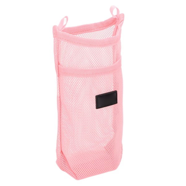 Vannflaskehylse Mesh Vannflaskepose Holder Etui for fotturer utendørs sport Rosa
