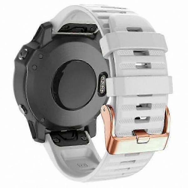 Klokkerem med rosegullspenne til Garmin Instinct 2S White