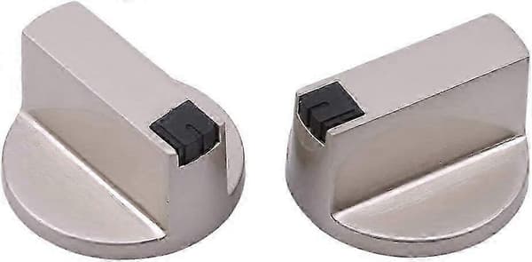 st universella silverfärgade gasspisvred, ugnshällsbrytare, 6 mm 0; Elegant och populär