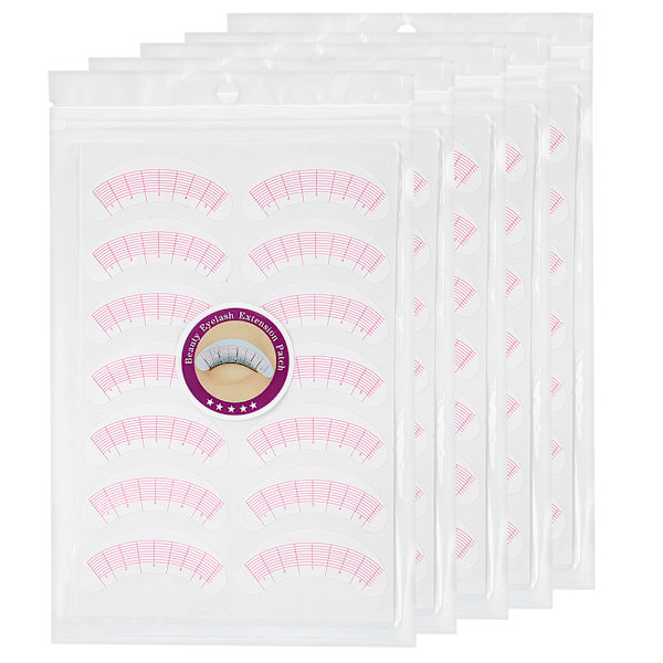 175 par ögonfransförlängningsdekal Ögonpositioneringstips klistermärke Lash Mapping Stickers