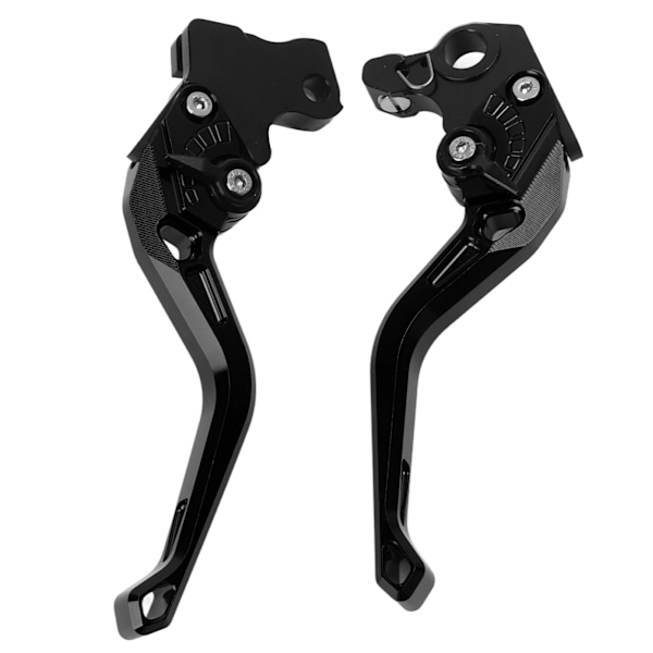Par Koppling och Broms Spak Justerbar Aluminiumlegering Ersättning för DUCATI Multistrada 950 2017‑2018 Svart