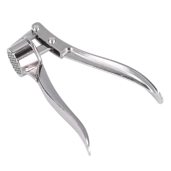 Garlic Press Crusher Handheld Ginger Mincer Tool Zinc Alloy Ergonomic Handle Rustproof for Home Kitchen