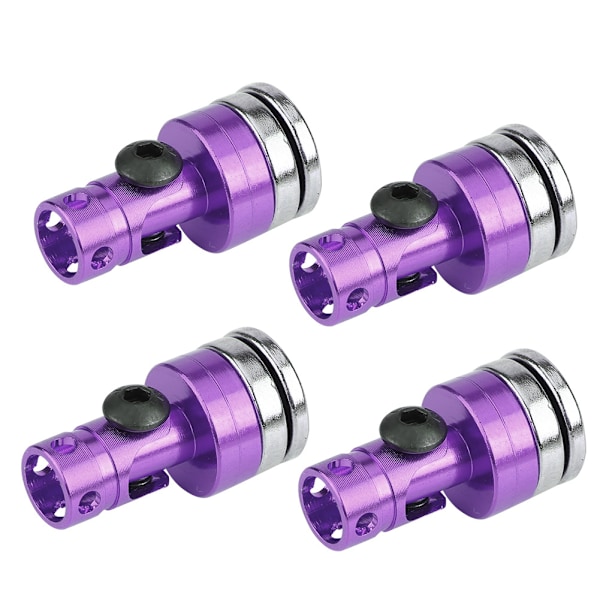 4ST Aluminium Magnetic Stealth Invisible Body Post Mount för SCX10 4WD 1:10 RC Car Purple