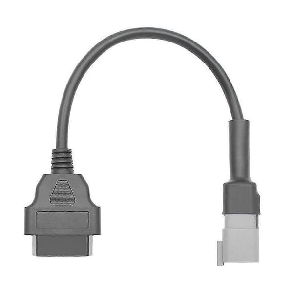 6-pins til 16-pins diagnostisk OBD2-kabeladapter for CAN AM Moto ATV UTV Musta