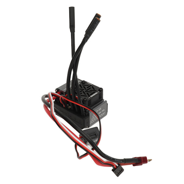 2S-3S 60A harjaton ESC vedenkestävä elektroninen nopeussäädin ohjelmointikortilla 1/10 RC-autolle