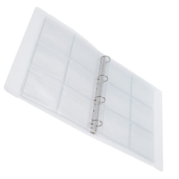 Transparent Permebind Foto Organizer Merkeoppbevaringsbok Perforert Ring Samlemappe 6 Sider (Shell 6 Hull Inner Side)