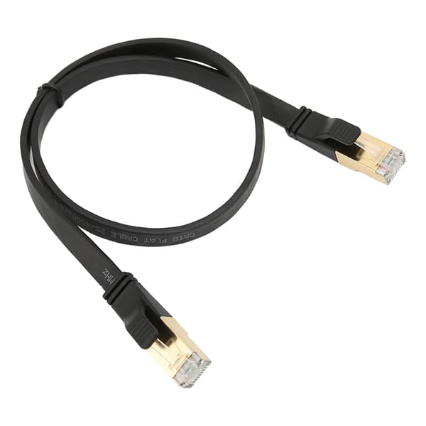 Cat 8 Ethernet Kabel 40Gbps 2000Mhz RJ45 Han Interface 0.5 meter/19.7in Ethernet Ledning til PS5 til Router