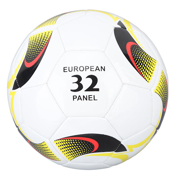 Størrelse 5 Fodbold PVC Majs Mønster Elastisk Fodbold Gave til Træningsspil Børn Voksne Hvid