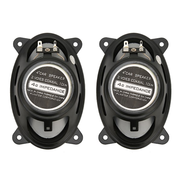 2st bilhögtalare 280W fullfrekvent bas 6 tum koaxial värmeavledning bilhögtalare
