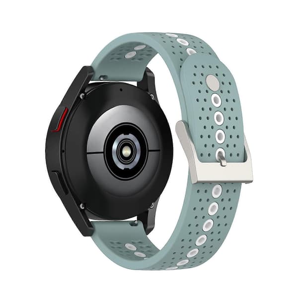 Urrem Silikonebånd Åndbart Svedafvisende Armbånd til GalaxyWatch 5 Pro White black