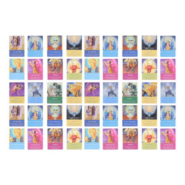 Erkeengel Oracle Cards Spådom Tarotkort Dekk Kort Framtid Fortelling For Fest Spill