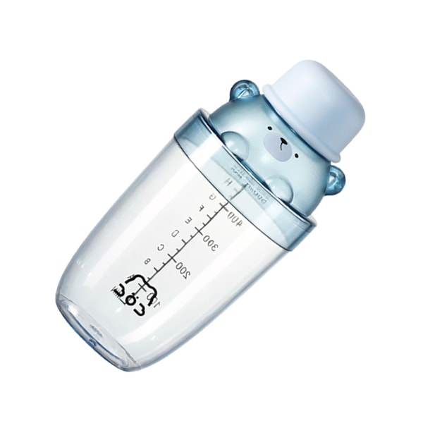 Cocktail Shaker Plast Portable Drink Mixed Hand Shaker Flaskstång Blandningsverktyg för vin Martini Mjölk Te Margarita Blå 500ML