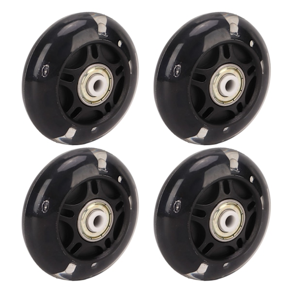 4 ST Inline Skate Flash Wheel Rulleskøjter PU-hjul Erstatningshjul 69mm