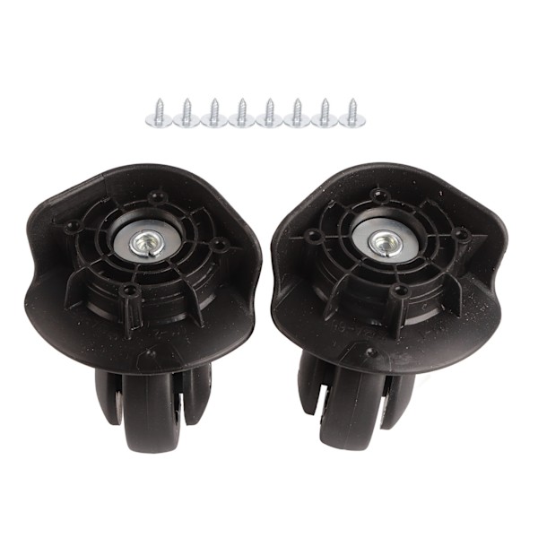Et par A65 sorte rejsekufferthjul Mute Wheel Universal Bagageudskiftning Udendørsmateriale L